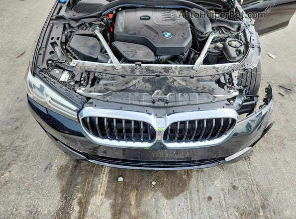 WBA53BH06MCF74135 2021 BMW 5 SERIES Black Սալոնի հետևի տեսք