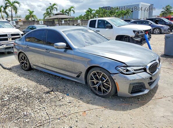 WBA53BH06PWY23551 2023 BMW 5 SERIES Blue წინა მარჯვენა