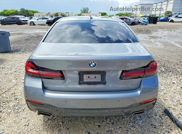 WBA53BH06PWY23551 2023 BMW 5 SERIES Blue უკანა ხედი