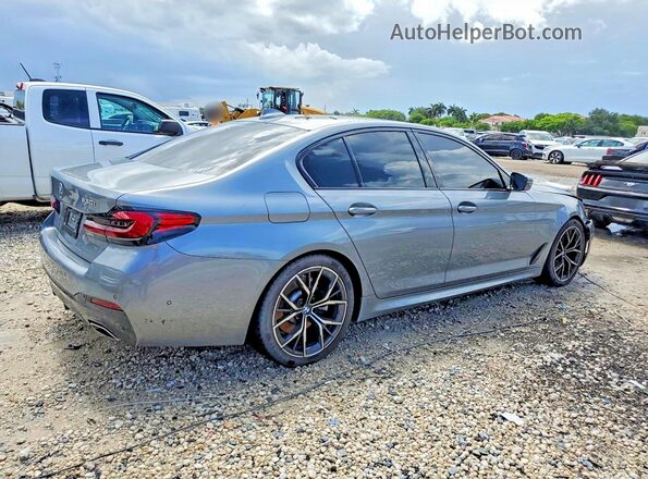 WBA53BH06PWY23551 2023 BMW 5 SERIES Blue უკანა მარჯვენა