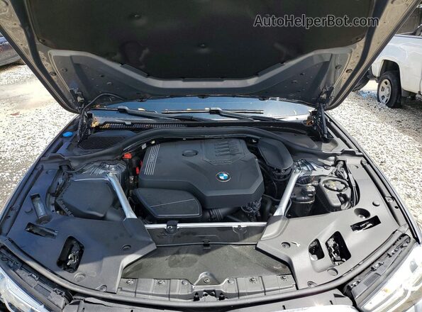WBA53BH06PWY23551 2023 BMW 5 SERIES Blue უკანა სალონის ხედი
