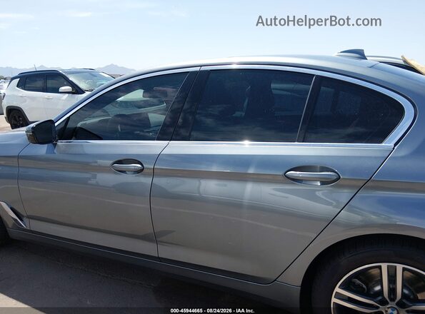 WBA53BH07MCF72975 2021 BMW 5 SERIES Gray 