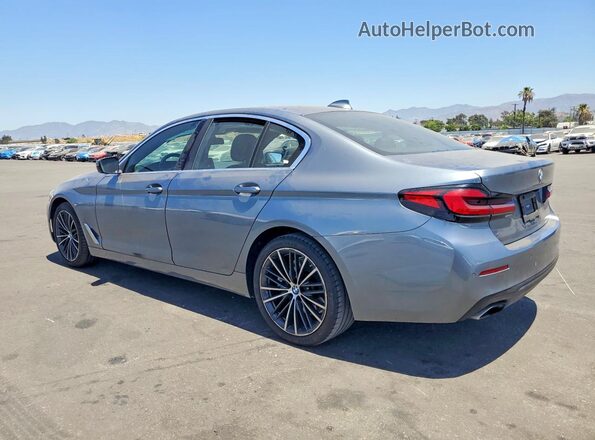 WBA53BH08NCJ53175 2022 BMW 5 SERIES Gray Հետևի ձախ