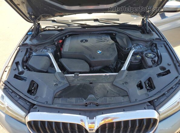 WBA53BH08NCJ53175 2022 BMW 5 SERIES Gray Սալոնի հետևի տեսք