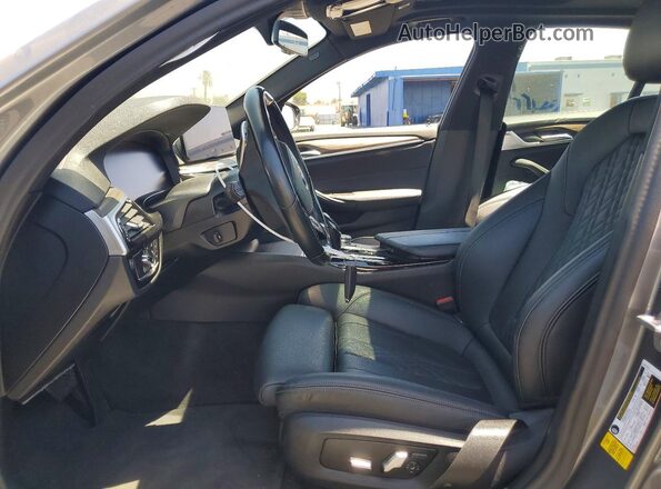 WBA53BH08NCJ53175 2022 BMW 5 SERIES Gray Սալոնի դիմացի տեսք