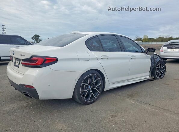 WBA53BH09MWW96029 2021 BMW 5 SERIES White Tył prawy