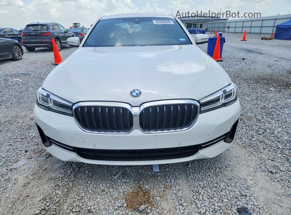 WBA53BH09NWX81356 2022 BMW 5 SERIES White წინა ხედი