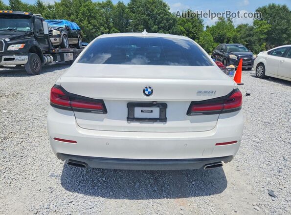WBA53BH09NWX81356 2022 BMW 5 SERIES White უკანა ხედი