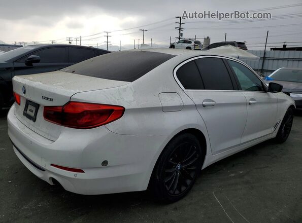 WBA53BH0XMCF69844 2021 BMW 5 SERIES White Rear right