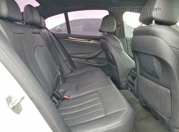 WBA53BH0XMCF69844 2021 BMW 5 SERIES White Rear seats view