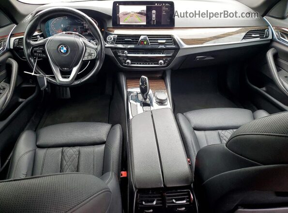 WBA53BH0XMCF69844 2021 BMW 5 SERIES White Dashboard view