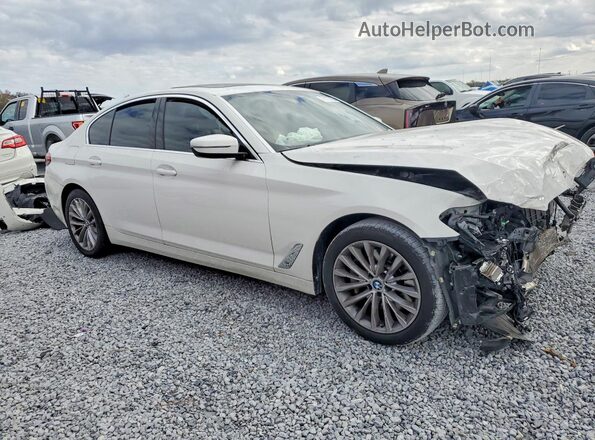 WBA53BH0XMCG37592 2021 BMW 5 SERIES White Delantero derecho