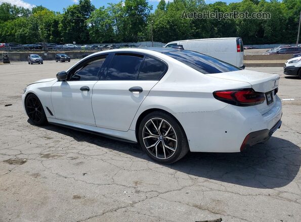 WBA53BJ01NCJ62374 2022 BMW 5 SERIES White უკანა მარცხენა