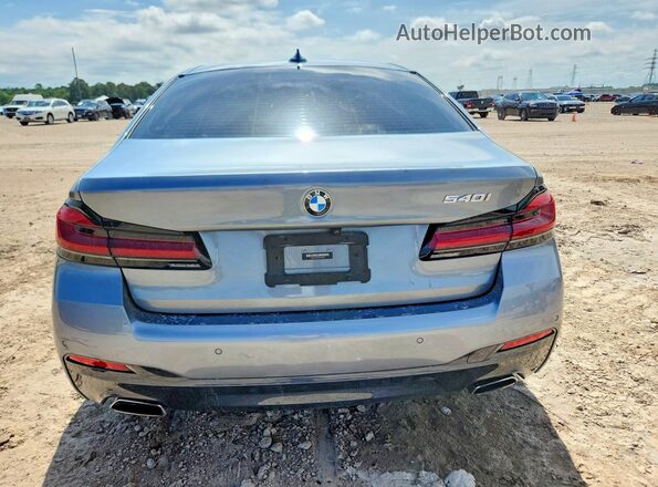 WBA53BJ02MWX04420 2021 BMW 5 SERIES Silver უკანა ხედი