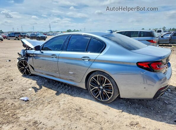 WBA53BJ02MWX04420 2021 BMW 5 SERIES Silver უკანა მარცხენა