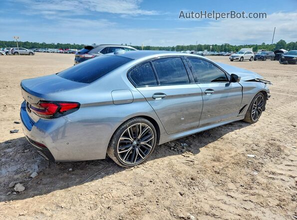 WBA53BJ02MWX04420 2021 BMW 5 SERIES Silver უკანა მარჯვენა