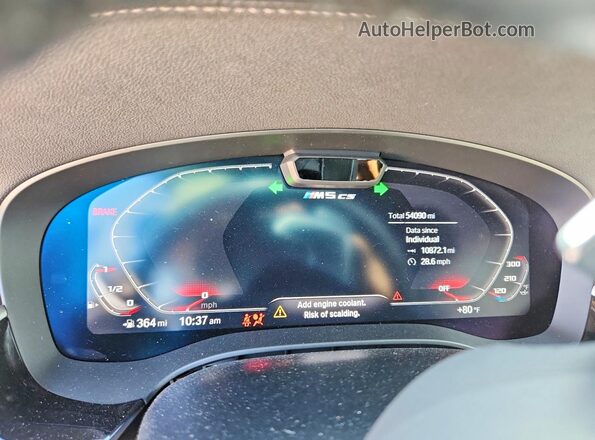WBA53BJ02MWX04420 2021 BMW 5 SERIES Silver ხელსაწყოთა პანელის ხედი