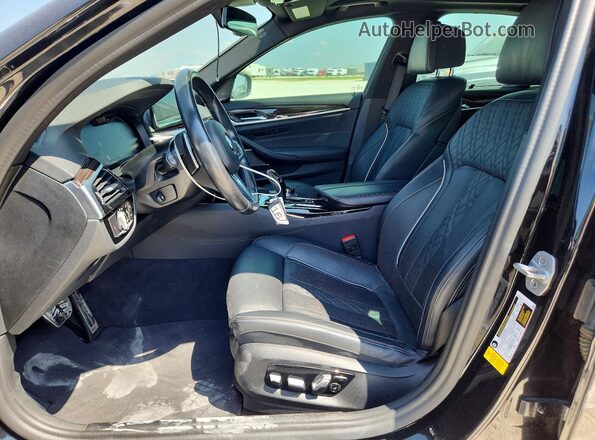 WBA53BJ04NCH72532 2022 BMW 5 SERIES Black Vista interior delantera