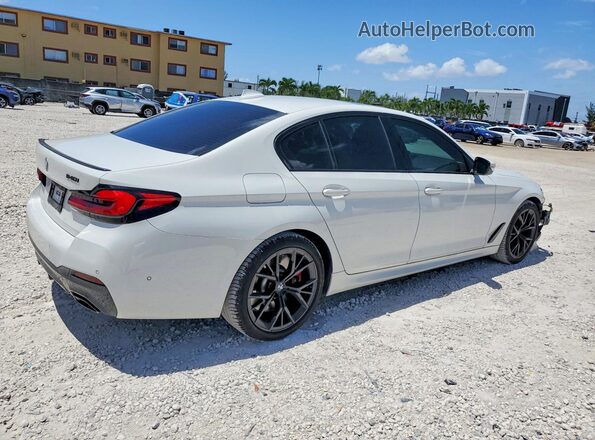 WBA53BJ04NWX54446 2022 BMW 5 SERIES White Задня права чверть