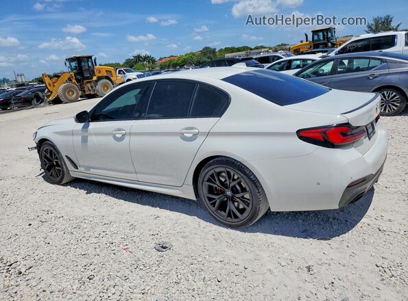 WBA53BJ04NWX54446 2022 BMW 5 SERIES White Задня ліва чверть