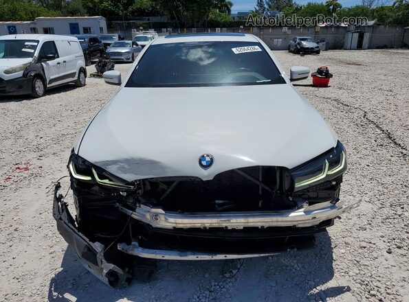 WBA53BJ04NWX54446 2022 BMW 5 SERIES White Вид спереду