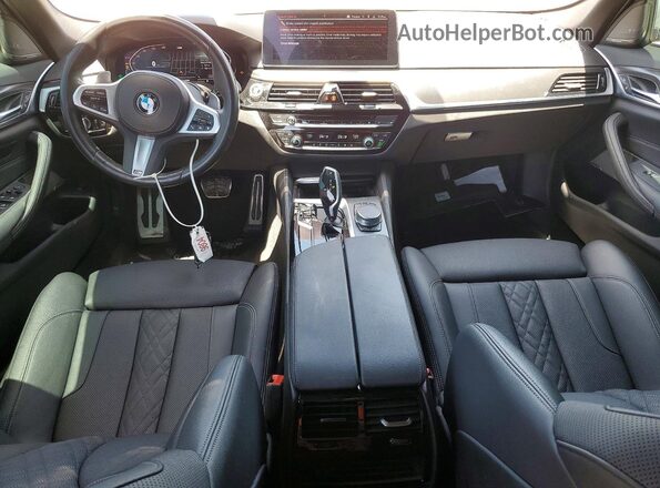 WBA53BJ04NWX54446 2022 BMW 5 SERIES White Вид панелі приладів