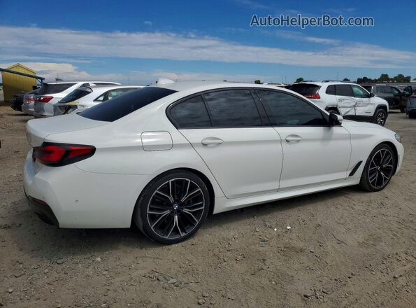 WBA53BJ06MCF38231 2021 BMW 5 SERIES White Հետևի աջ