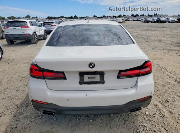 WBA53BJ06MCF38231 2021 BMW 5 SERIES White Հետևի տեսք