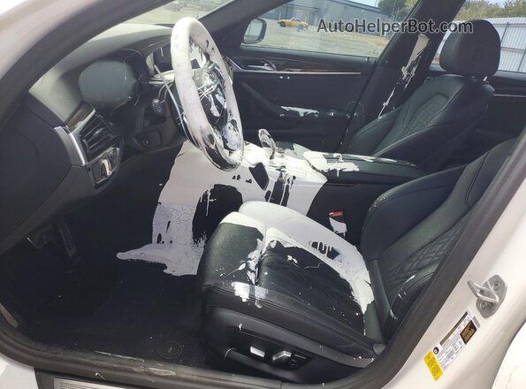 WBA53BJ06MCF38231 2021 BMW 5 SERIES White Սալոնի դիմացի տեսք
