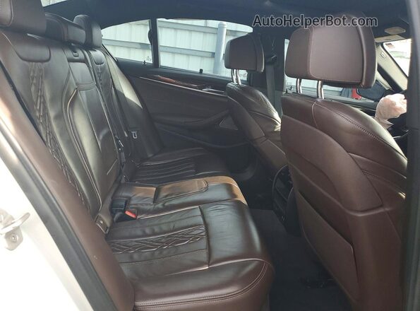 WBA53BJ06MWX35167 2021 BMW 5 SERIES Белый Вид задних сидений
