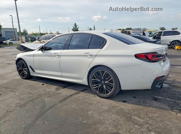 WBA53BJ06MWX35167 2021 BMW 5 SERIES Белый Задняя левая четверть