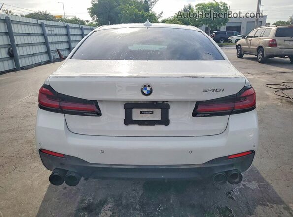 WBA53BJ06MWX35167 2021 BMW 5 SERIES Белый Вид сзади
