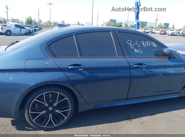 WBA53BJ06PWX99438 2023 BMW 5 SERIES Blue Vista interior trasera