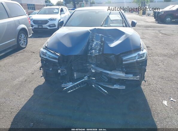 WBA53BJ06PWX99438 2023 BMW 5 SERIES Blue Vista del cuadro de instrumentos