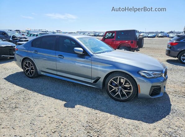 WBA53BJ07MWX29748 2021 BMW 5 SERIES Silver Առջևի աջ