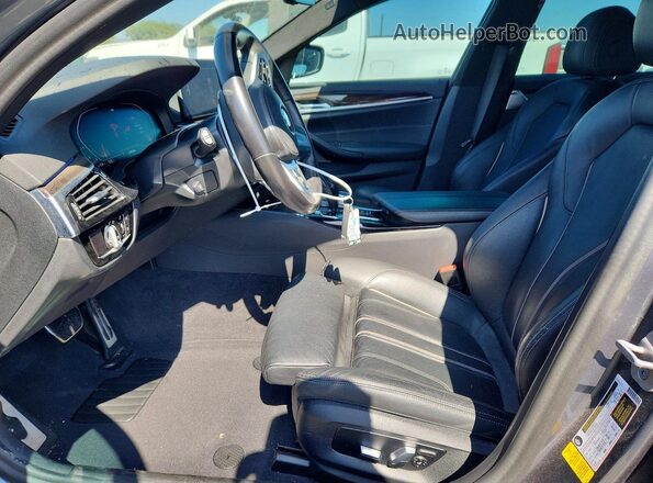 WBA53BJ07MWX29748 2021 BMW 5 SERIES Silver Սալոնի դիմացի տեսք