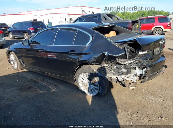 WBA53BJ08MCF52017 2021 BMW 5 SERIES Black Հետևի ձախ
