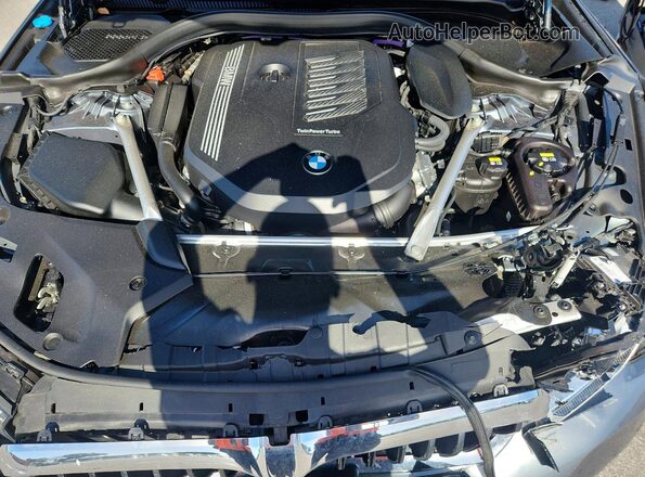 WBA53BJ0XNWX49493 2022 BMW 5 SERIES Серый Вид задней части салона