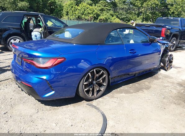 WBA53DB08SCU62743 2025 BMW 4 SERIES Blue Հետևի աջ