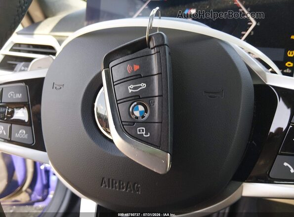 WBA53DB08SCU62743 2025 BMW 4 SERIES Blue Առջևի վահանակի տեսք