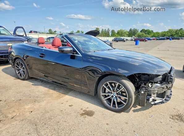 WBA53DB0XSCU36340 2025 BMW 4 SERIES Black Przód prawy