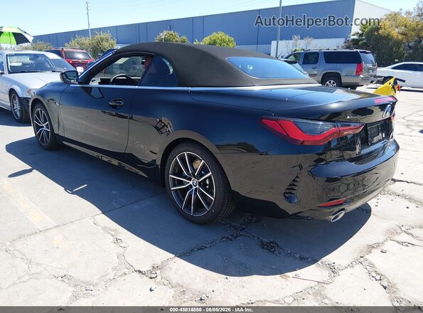 WBA53DB0XVCX77368 2027 BMW 4 SERIES CONVERTIBLE Black Rear left