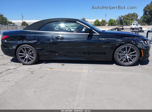 WBA53DB0XVCX77368 2027 BMW 4 SERIES CONVERTIBLE Black Front view
