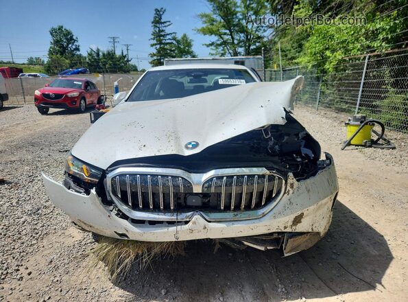 WBA53FJ00RCS32167 2024 BMW 5 SERIES White Front view