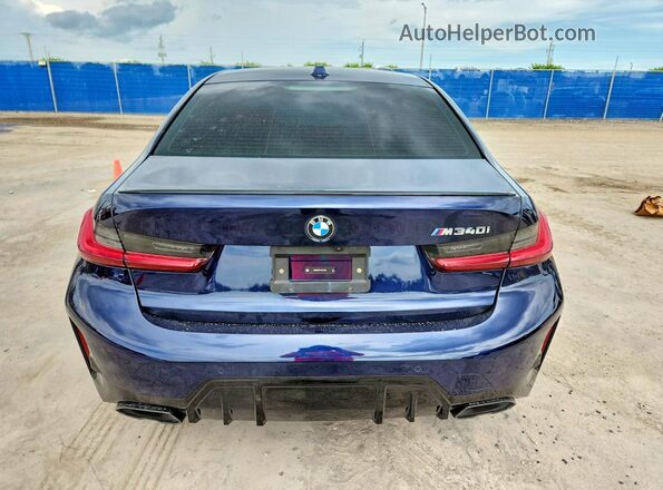 WBA53FT07TFW11055 2026 BMW M3 Blue Вид ззаду