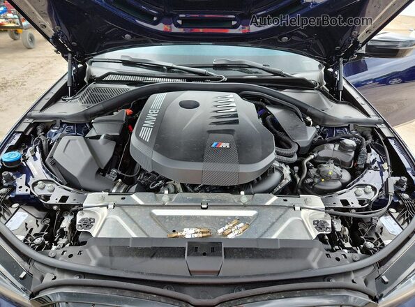WBA53FT07TFW11055 2026 BMW M3 Blue Вид задньої частини салону
