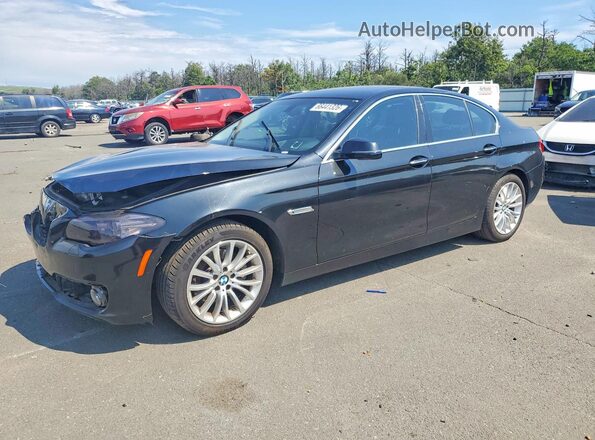 WBA5A5C52GG353796 2016 BMW 5 SERIES Black Հետևի ձախ
