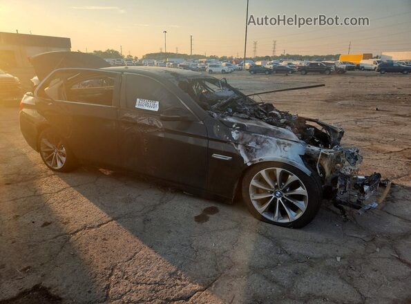 WBA5A5C52GG353975 2016 BMW 5 SERIES Black წინა მარჯვენა