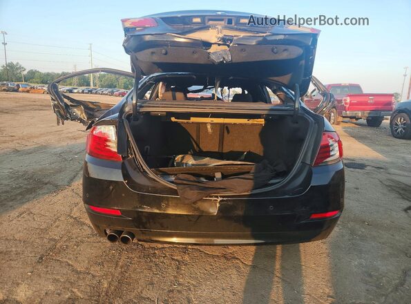 WBA5A5C52GG353975 2016 BMW 5 SERIES Black უკანა ხედი