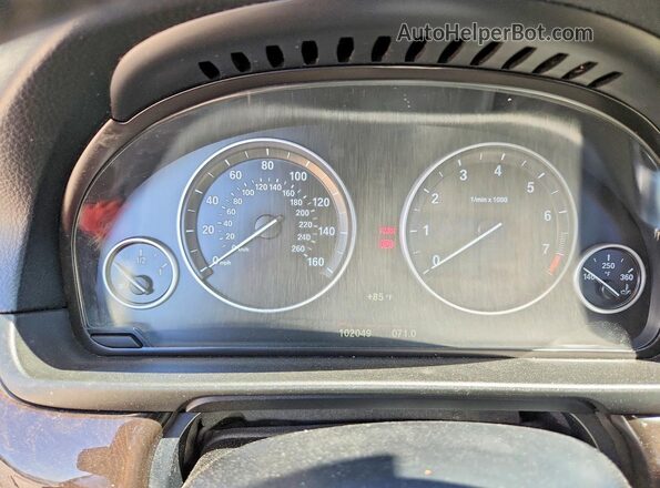 WBA5A5C53GD526601 2016 BMW 5 SERIES Золотой Вид щитка приборов